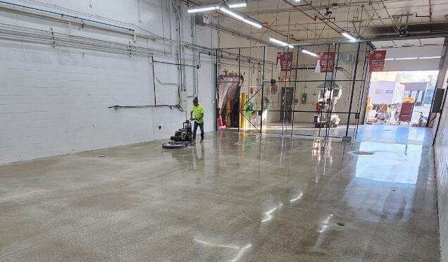 Polished concrete