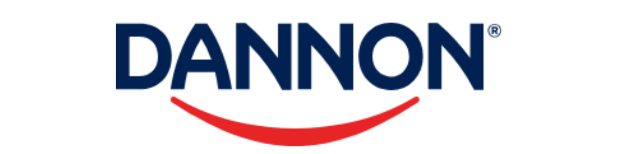 dannon logo showing CustomCretes loyal and satisfied Chicago and Chicagoland Illinois food plant Customers