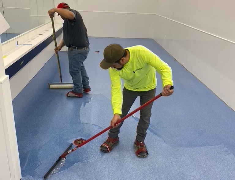 Sealing concrete process