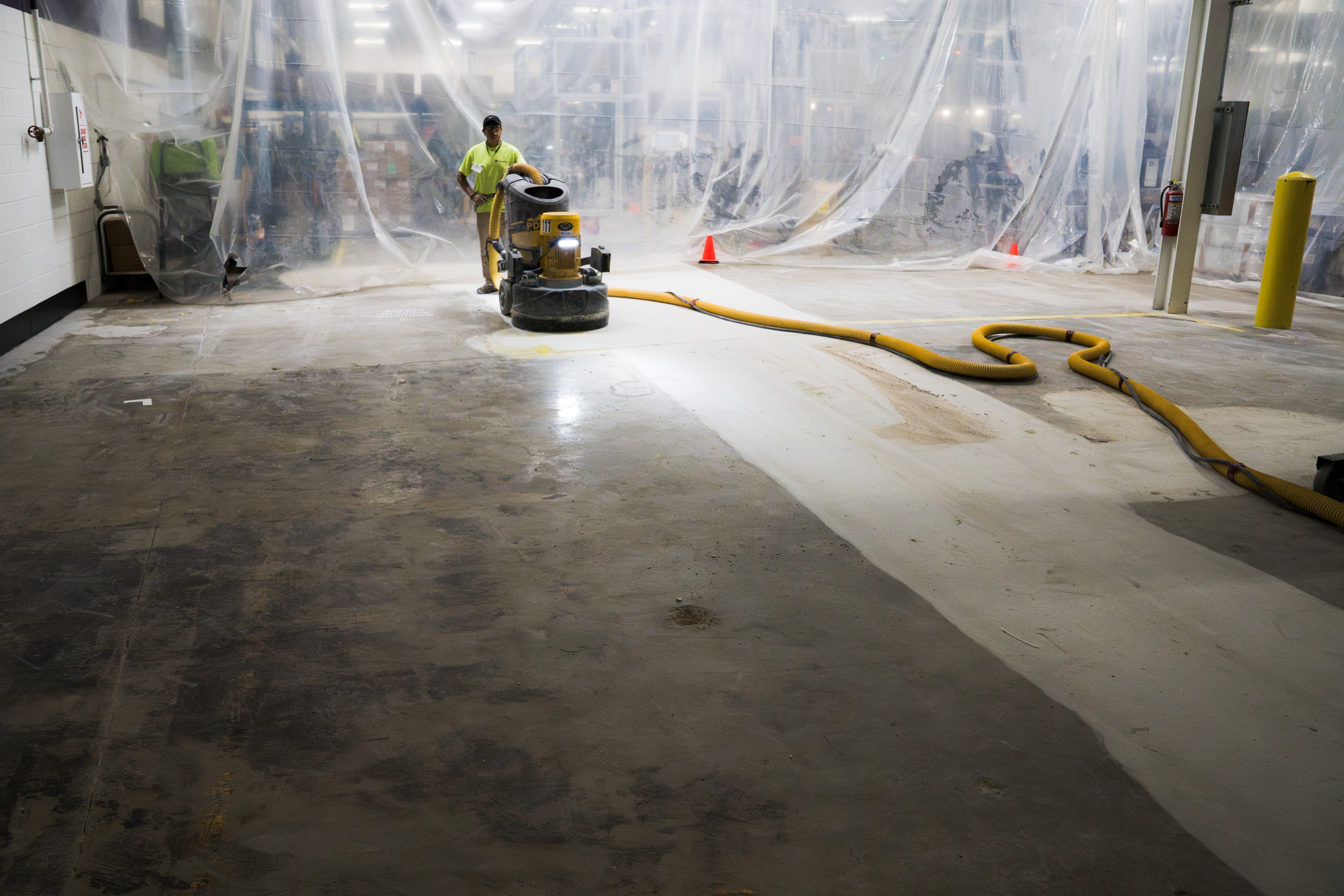 Floor grinding