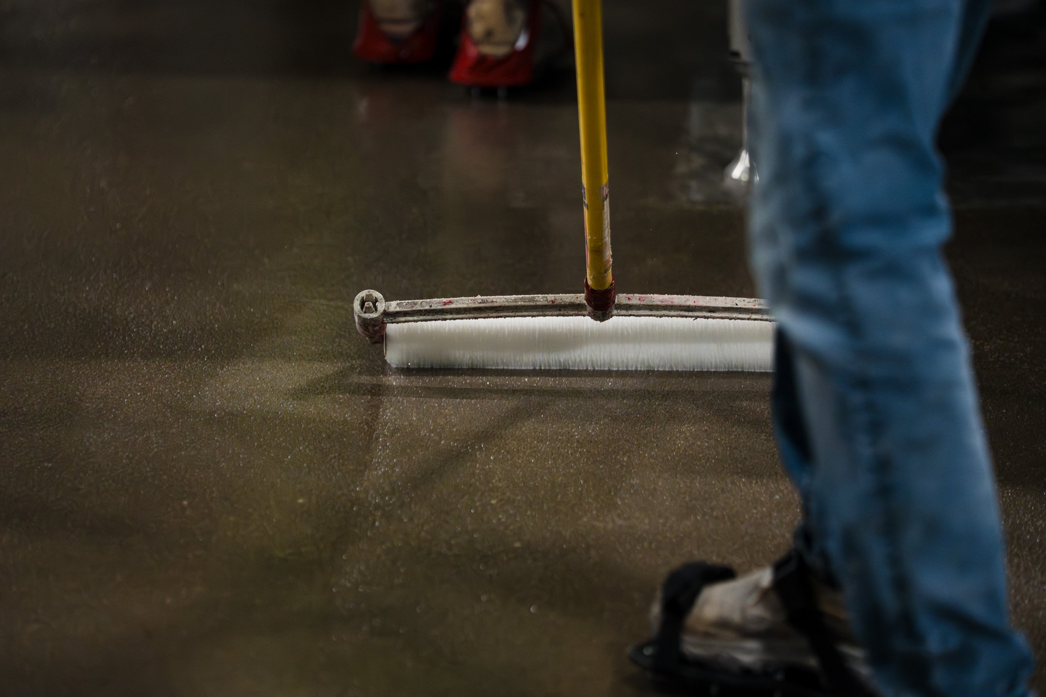 Polished concrete job