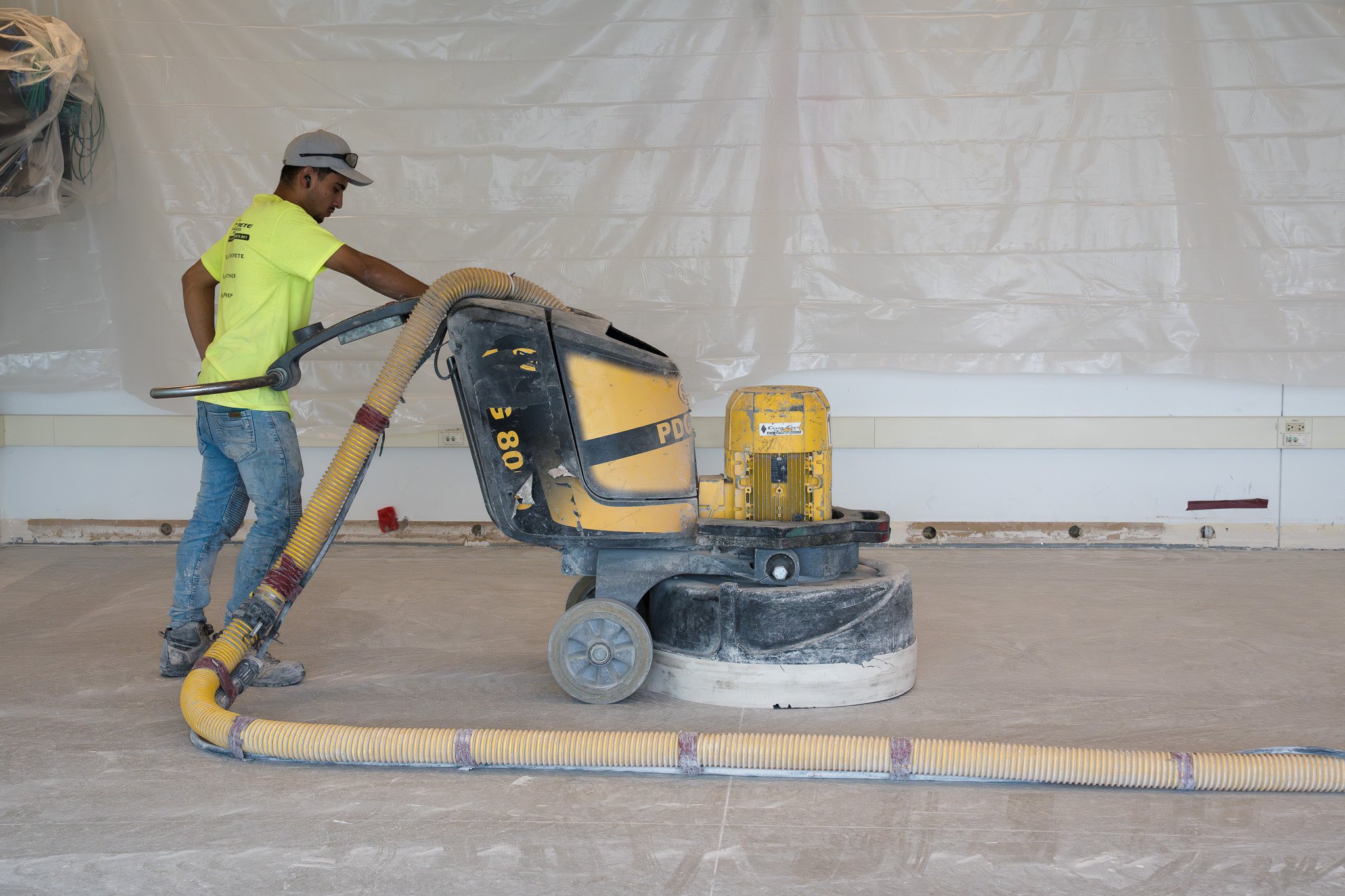 Concrete grinding