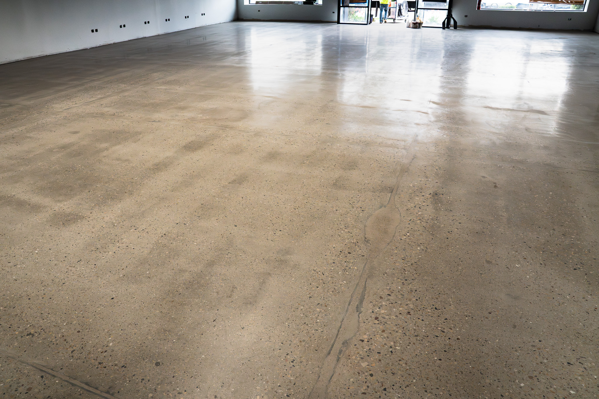 Polished concrete