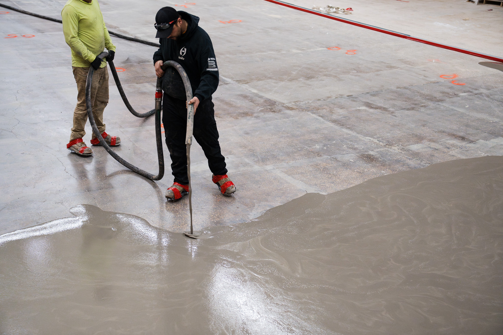Self-leveling Install