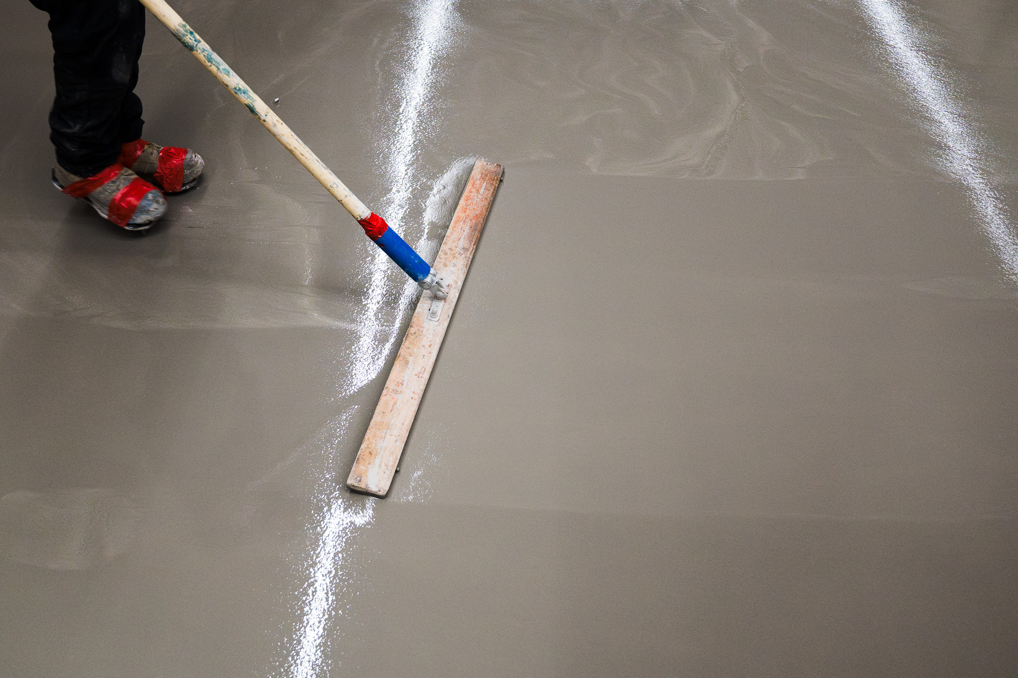 Self- leveling install