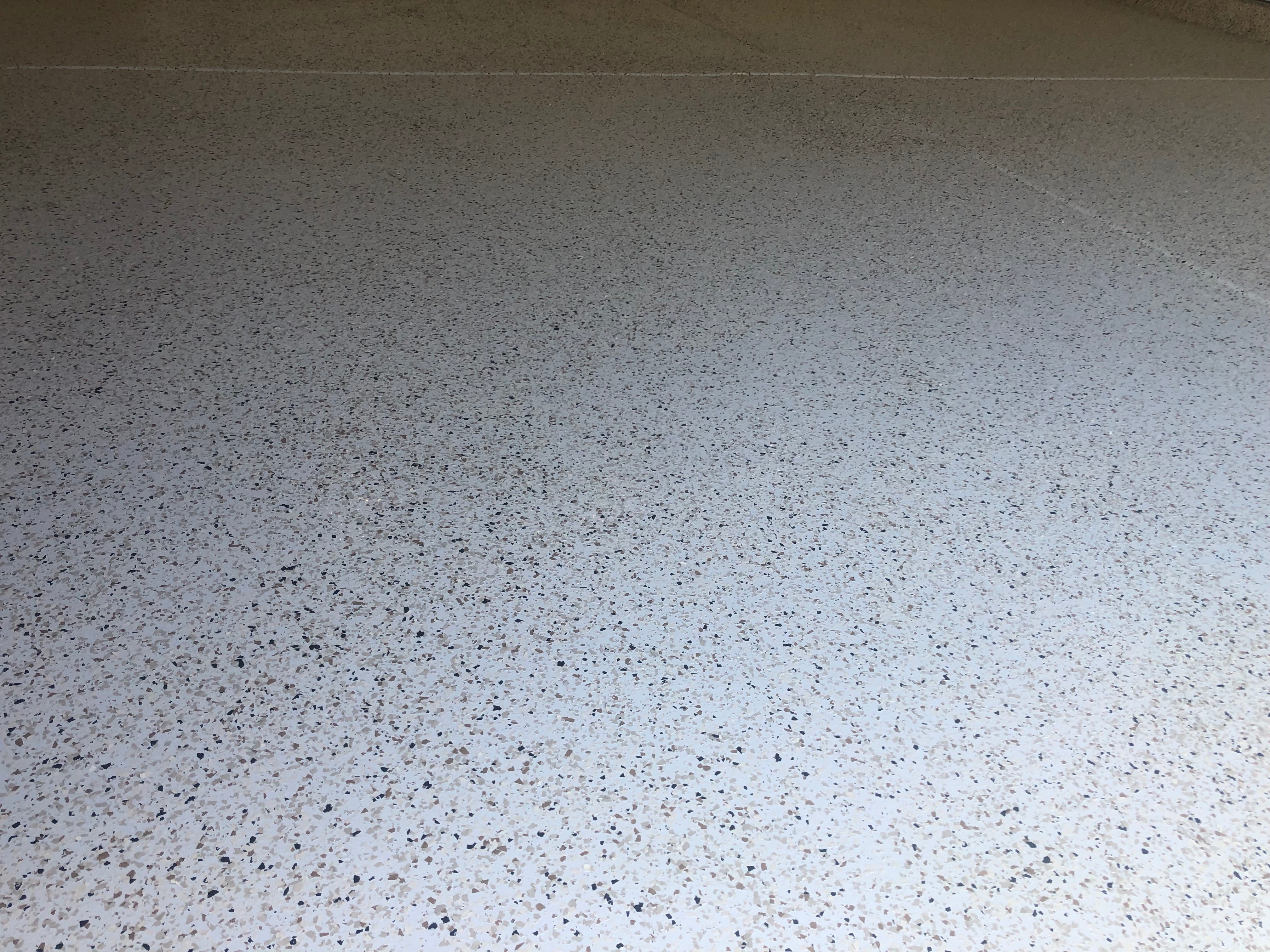Epoxy flake flooring