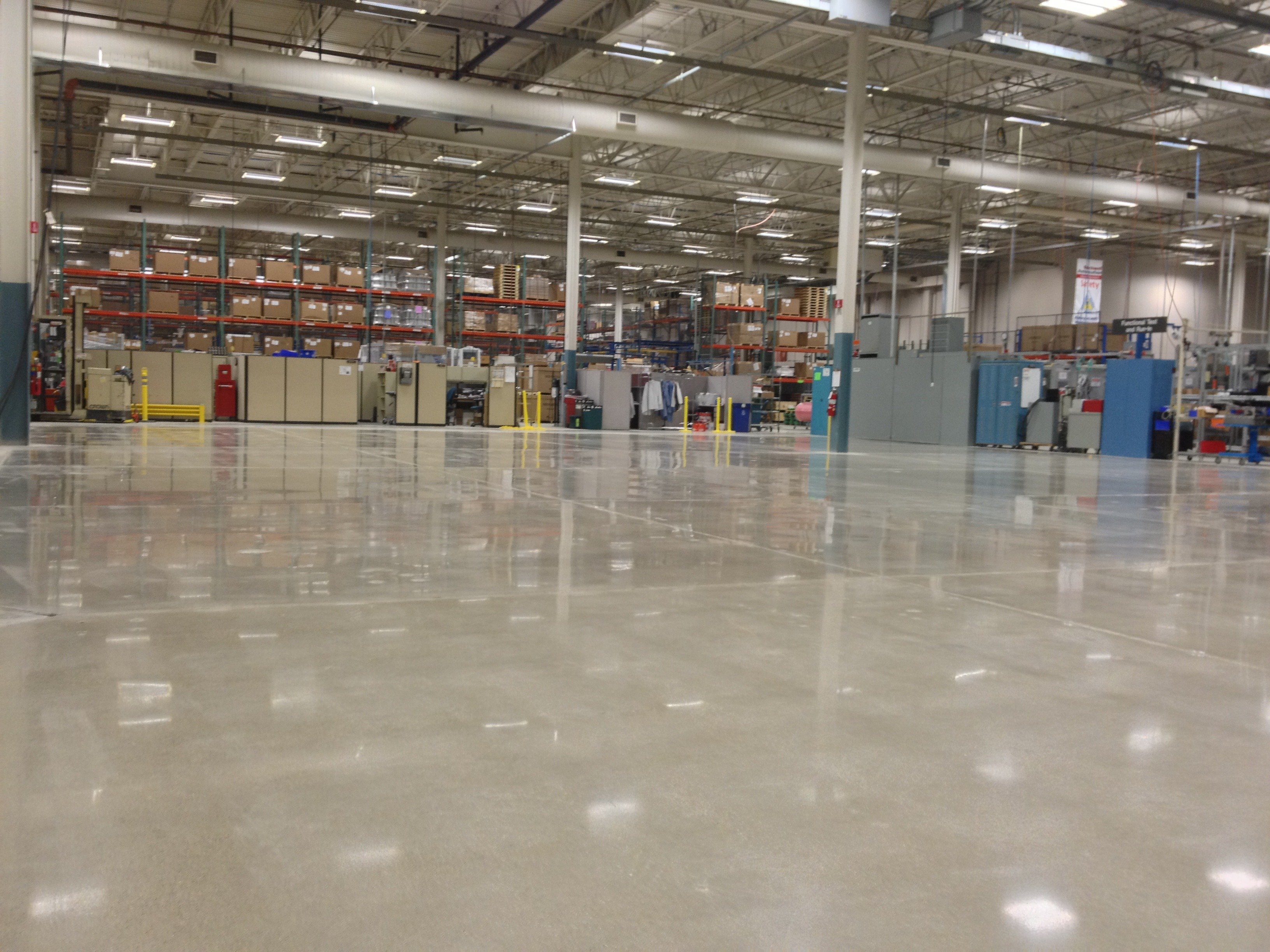 Polished concrete