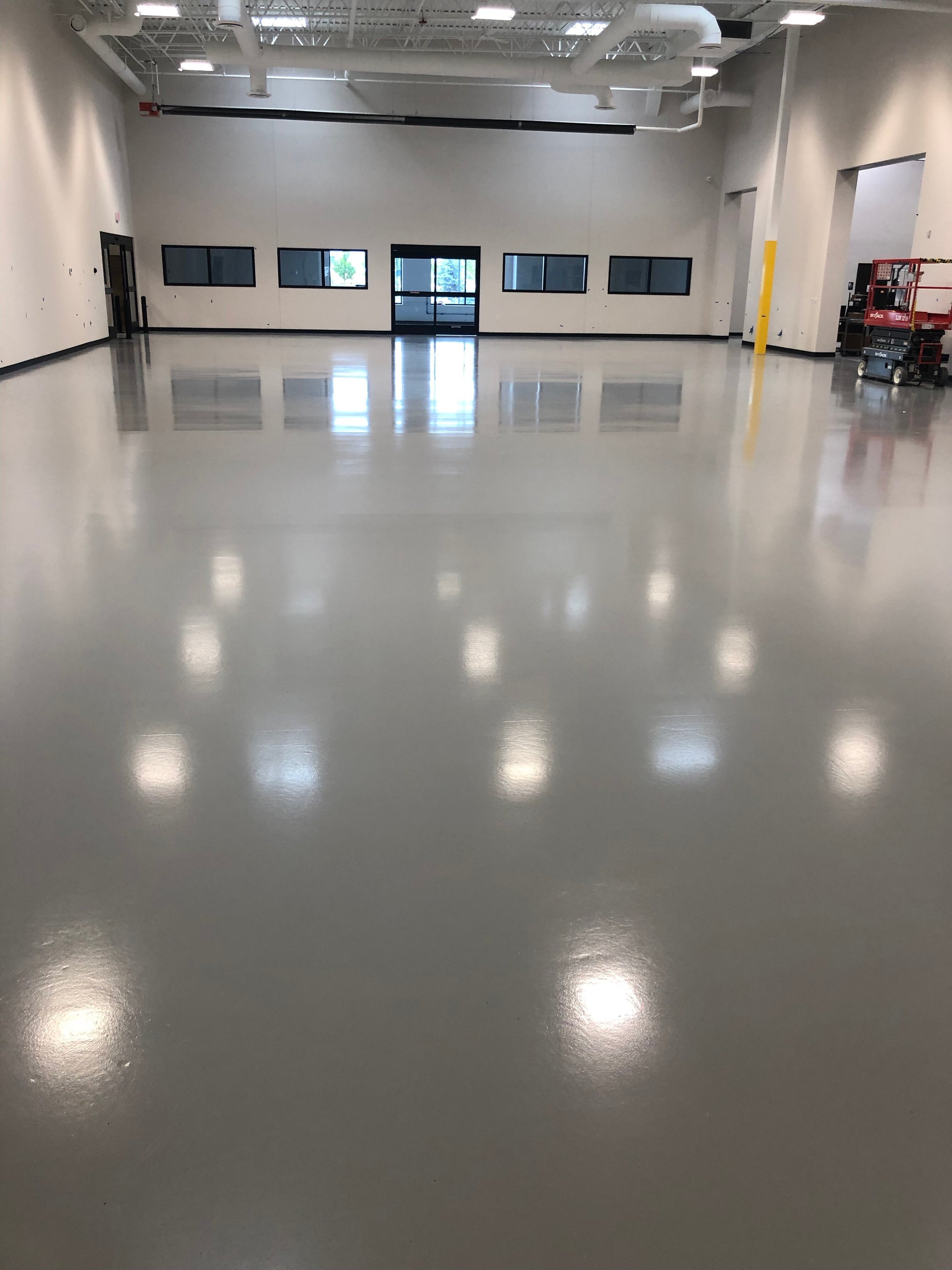 polyurethane polyaspartic topcoat flooring chicagoland