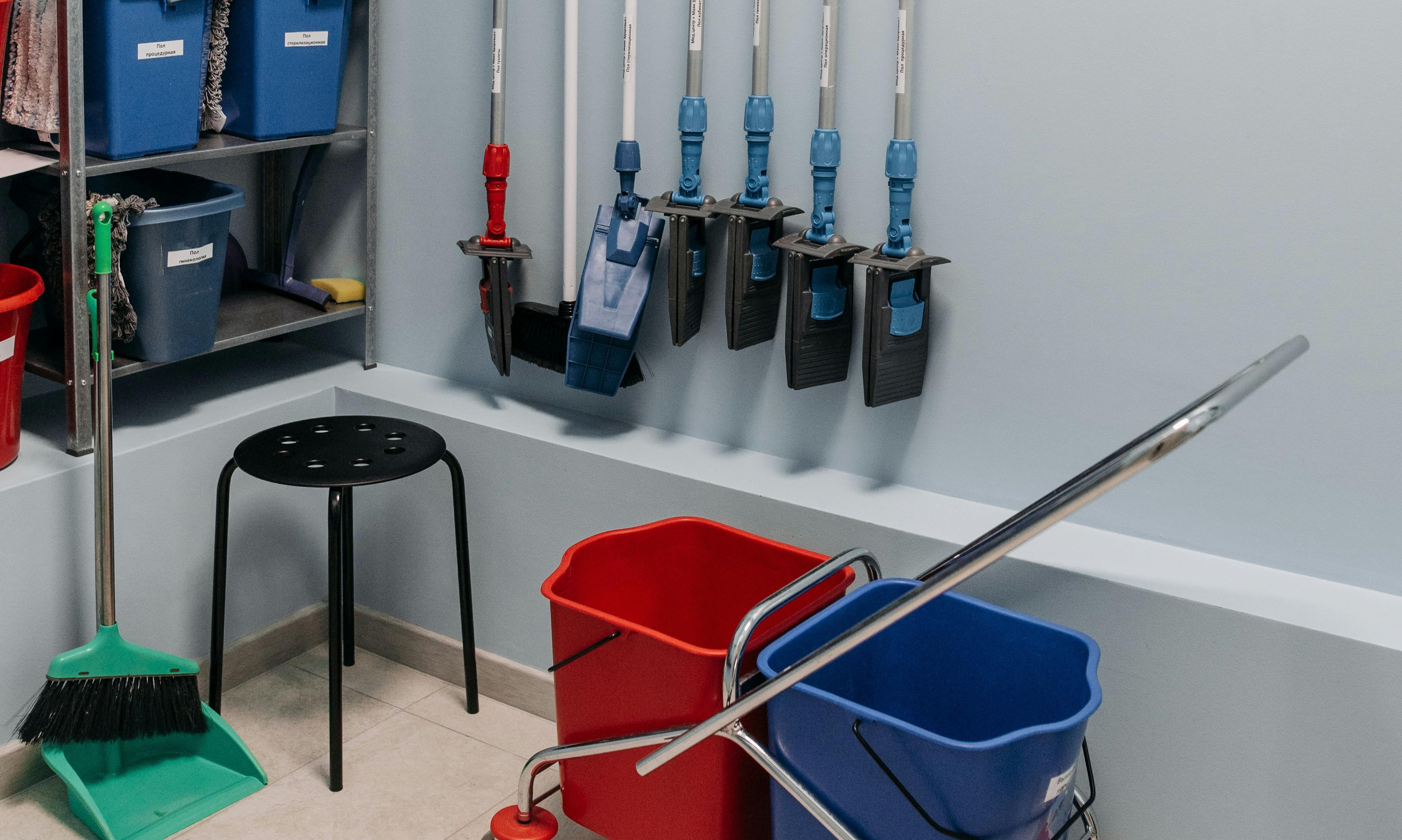 floor cleaning products and tools