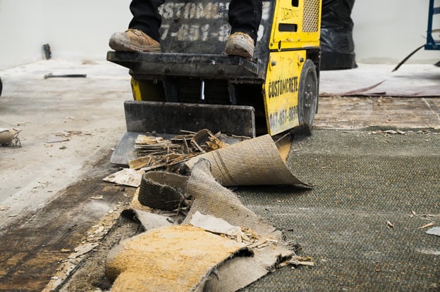 Removing carpet
