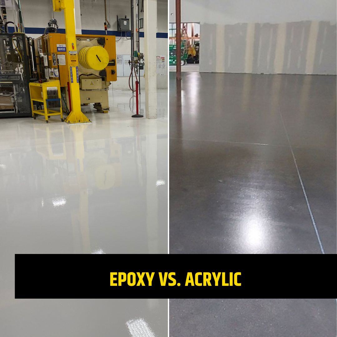 Epoxy vs. Acrylic Flooring in Chicagoland